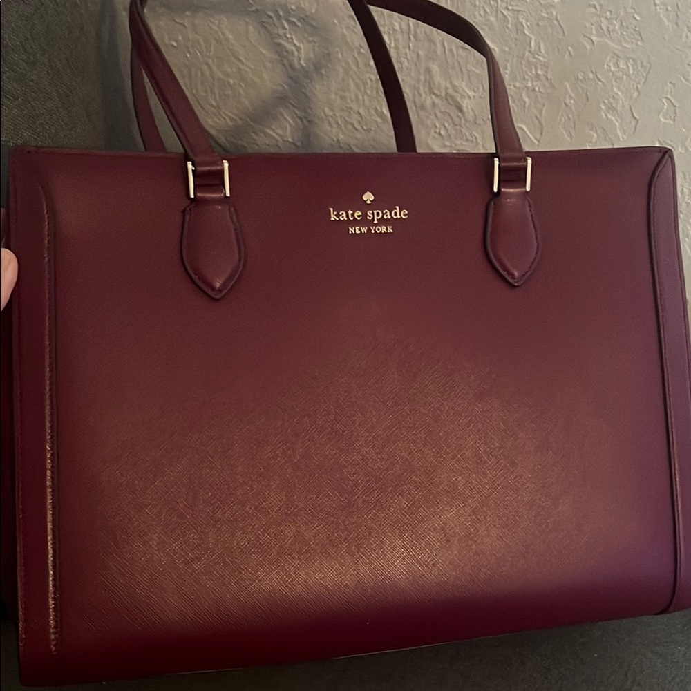 Madison Saffiano East West Leather Large Laptop Tote (NEVER USED)